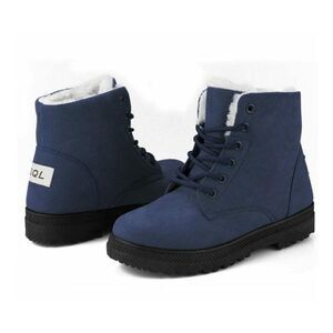 SQL Faux Fur Suede Winter Boots Size 40